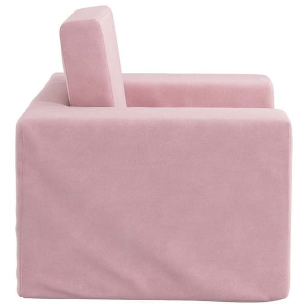 Soffa säng för barn Rosa Plysch mjuk