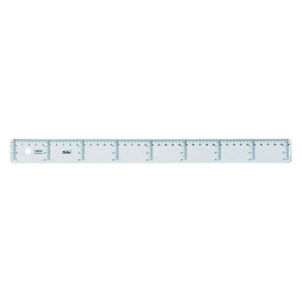 Linjal - Safta - 40 cm - Glas - Grön - Barndesign
