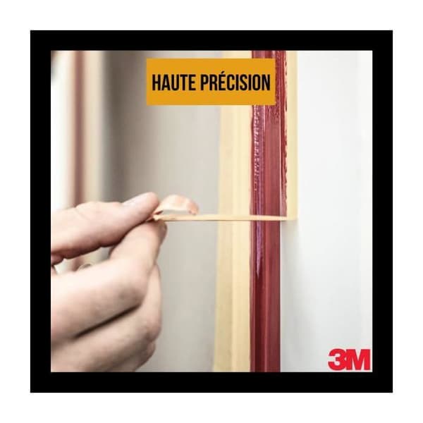 3M Professionell Maskeringstejp 48 mm x 50 m - Hög Precision, 3 Rullar