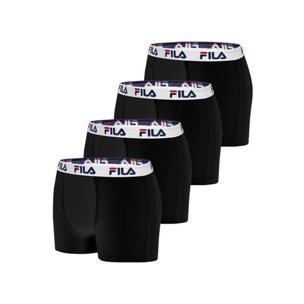 Fila Boxer Herrarna Kalsonger - Svart (4-pack)