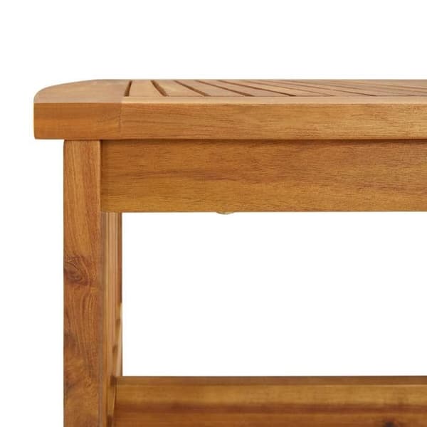 vidaXL Soffbord 102x50x43 cm Solid akaciaträ 310255