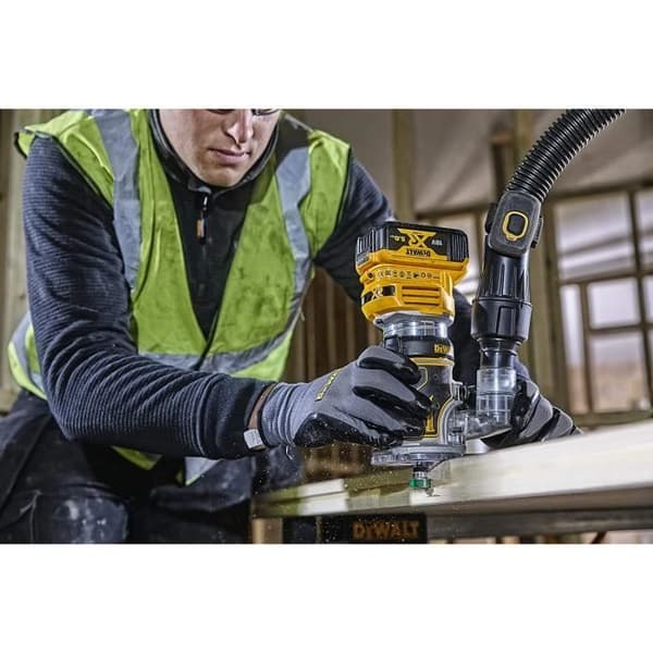 Défonceuse - DeWALT - DCW604N - 18V - Borstlös - 8mm