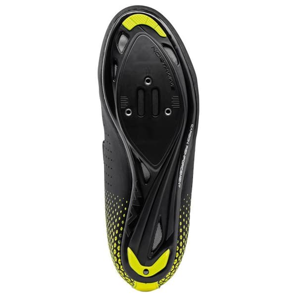 Cykelskor Northwave Core 2 - svart/gul fluo