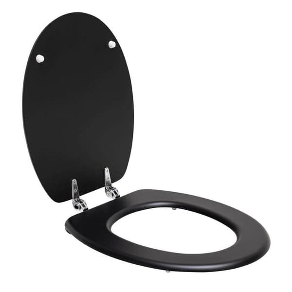 Toalettlock Uni "Matty" 46cm Svart