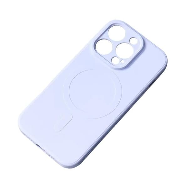 Siliconfodral för iPhone 15 Pro Max med MagSafe, blå