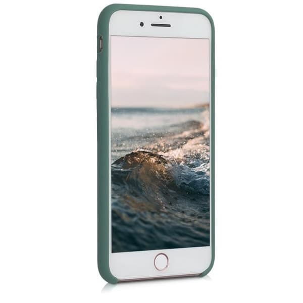 Telefonfodral - kwmobile - iPhone 7 Plus - 8 Plus - Grön - Halkfritt - Fullständigt skydd