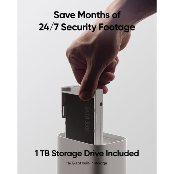 Eufy Security eufyCam E330 (Pro) Kit 4 Kamera 4K, Inspelning 24/7