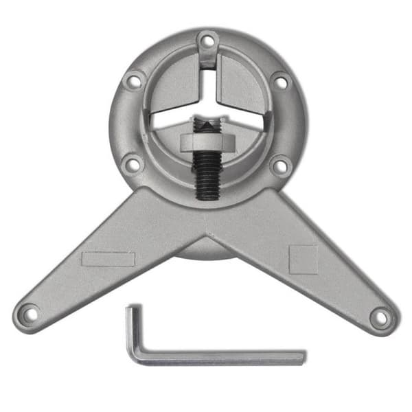 4 bordsben justerbara i höjd 710 mm Borstad nickel
