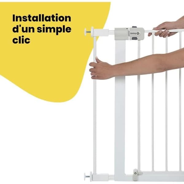 SAFETY 1ST Skyddsgrindsförlängning 7 cm Vitmetall