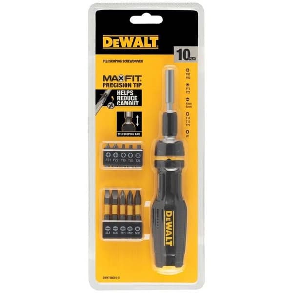 DEWALT universal Skruvmejsel bitshållare 10 st