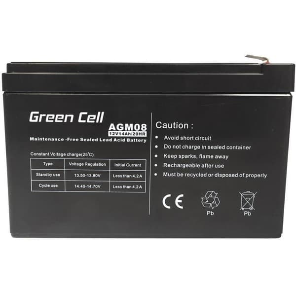 AGM VRLA Green Cell 12V 14Ah Power Battery