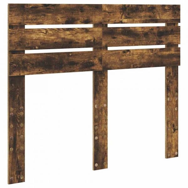 Sänggavel - VIDAXL - Rökek - 135 cm - Ingenjörsträ - Rektangulär design