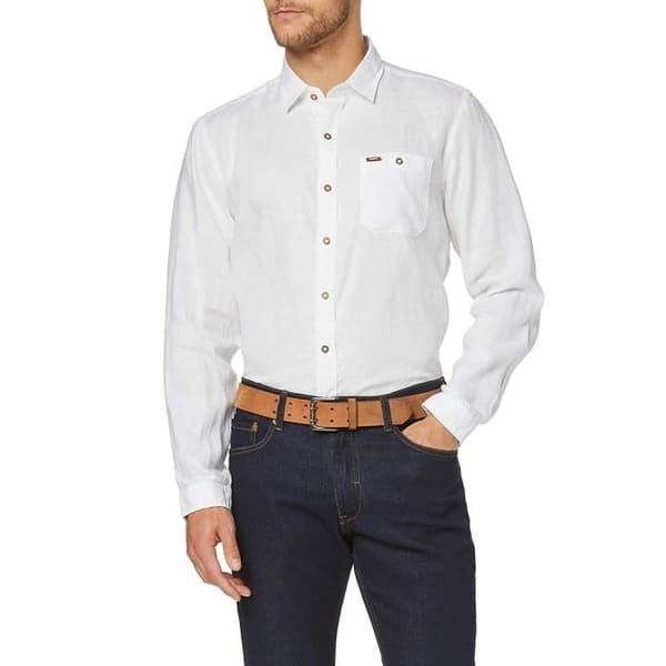 Stockerpoint Trachtenhemden, White Weiss, Large Man - Hemd Vincent2