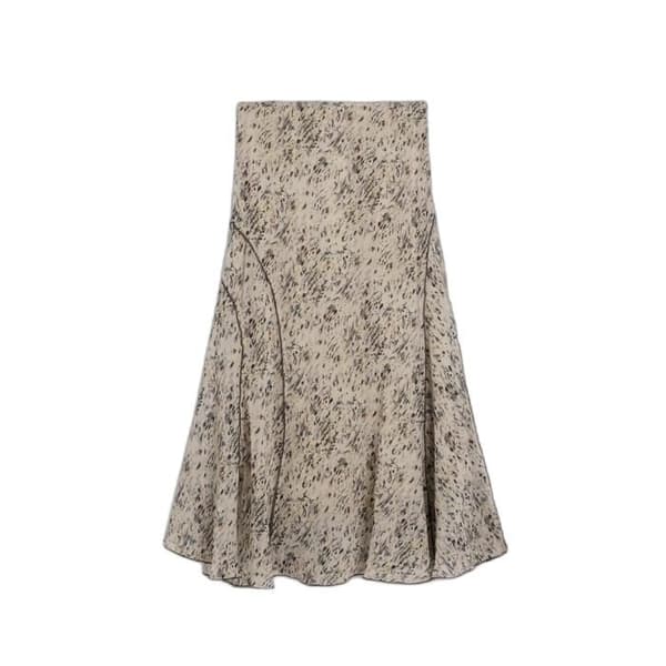 Kjol dam Desigual Rishit - beige