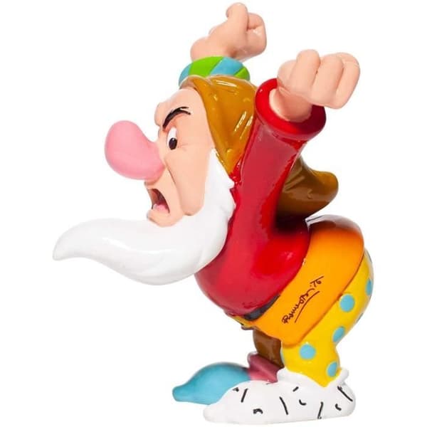 Figur - DISNEY - Grumpy - Flerfärgad - Resin - Handmålad
