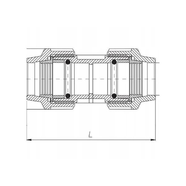 GANGGÄNG FÖR PE 20 MM FÖR VATTEN