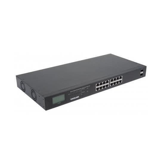 Intellinet 561259, Gigabit Ethernet (10-100-1000), Full duplex, Ethernet-anslutning, stöder ström över denna port (PoE)