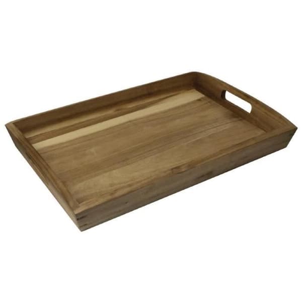 Serveringsfat - Olympia - Acacia - 510 x 350 x 70 mm - Lackerad trä - Rektangulär