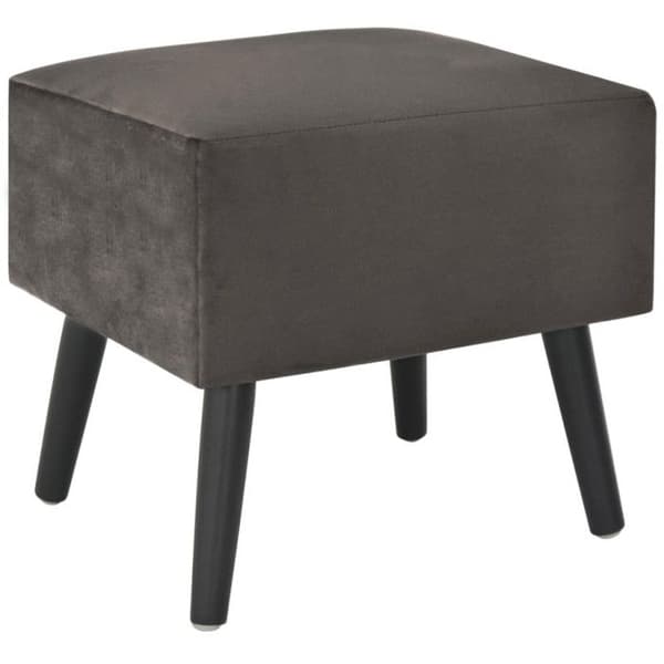 Sängbord - vidaXL - Grå - 40x35x40 cm - Sammet