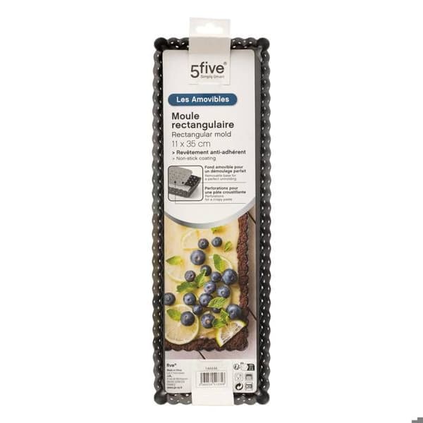 Metallform med perforerad botten 35x11cm - 5 five simply smart