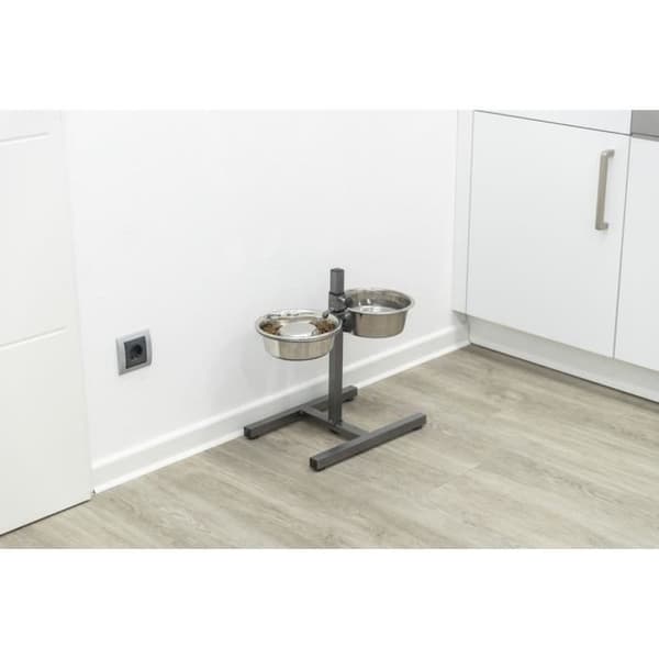 TRIXIE Justerbart Hundskålsställ 5,6L 24cm