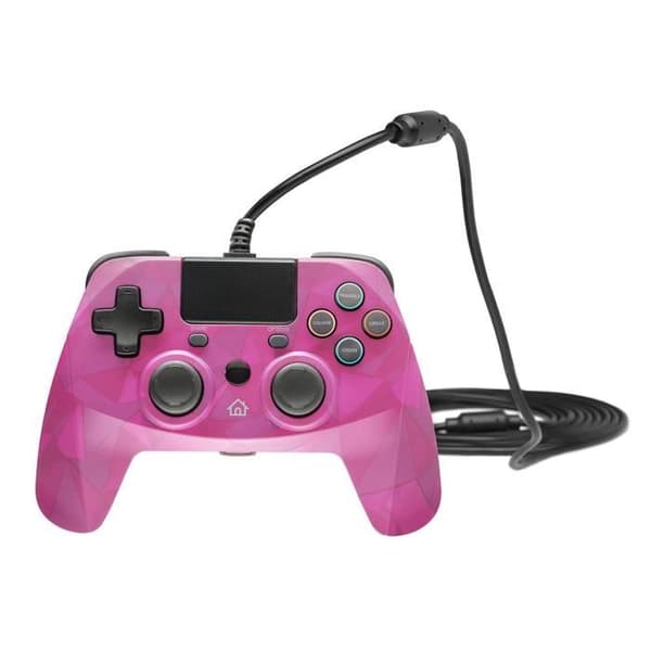 Gamepad - snakebyte - Trådad handkontroll Pad 4 S - PS4 - Rosa - Trådad - Vibration