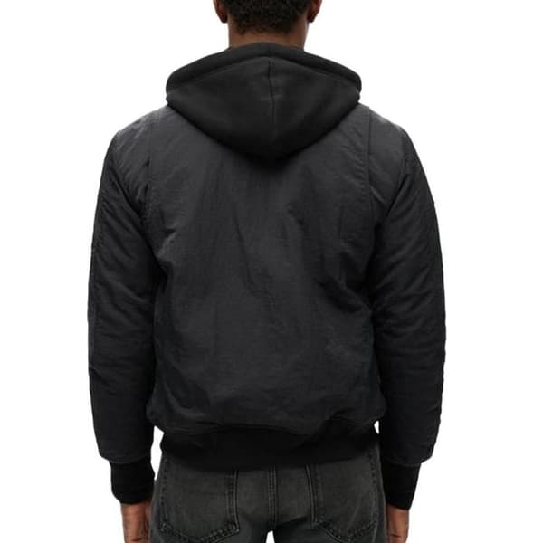 Superdry Huva Svart Herrjacka