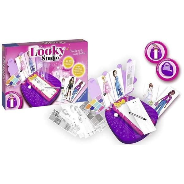 Looky Studio - Ravensburger - Kreativa hobbies - Moderitningar - Maxi format styling studio - från 6 år