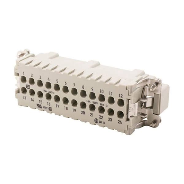 HARTING 09330242602 Han® E 24 + PE mansinsert 1 st