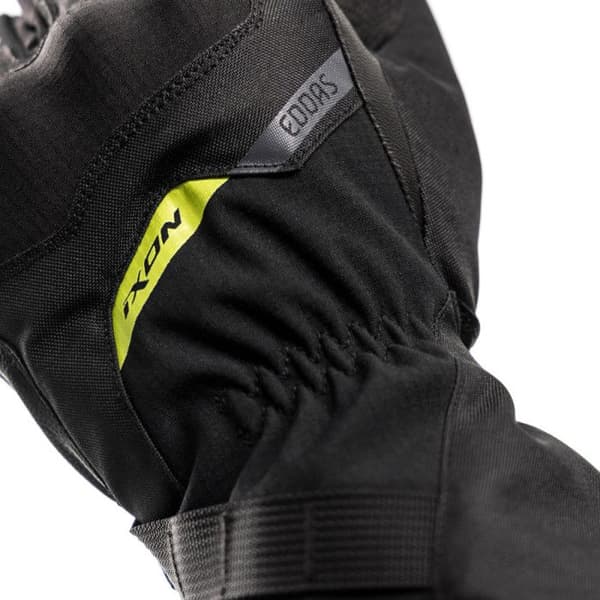 Ixon Pro Eddas vinter motorcykelhandskar - svart/klargul - M