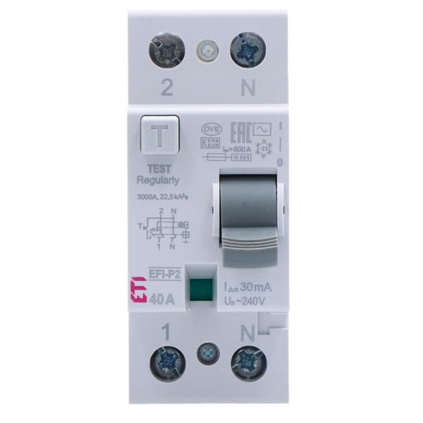 Differentialbrytare EFI-P2 AC 40/0,03