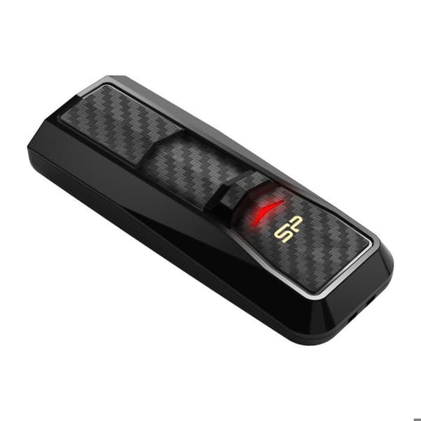 USB-nyckel - SILICON POWER B50 - 64 GB - Svart - Kolfiber