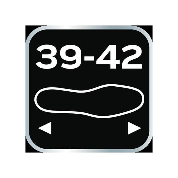 Arbetssocka, låg, storlek 39-42