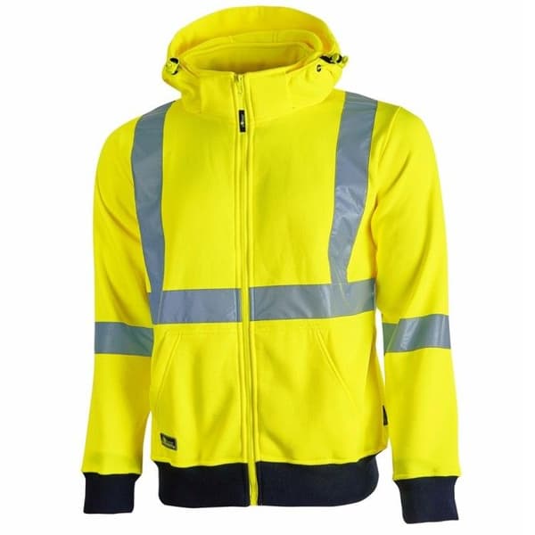 U-Power - Gula högsynliga zip-tröja MELODY