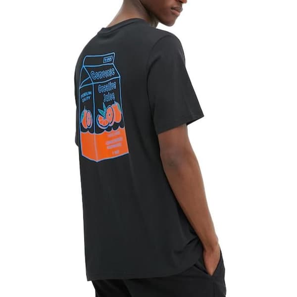 Svart T-shirt Herr Converse Sommar