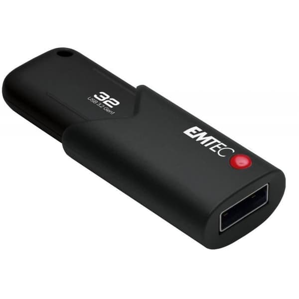 USB-minne - EMTEC - B120 CLICK SECURE - 32GB - USB 3.2 - Hastighet 100 MB/s
