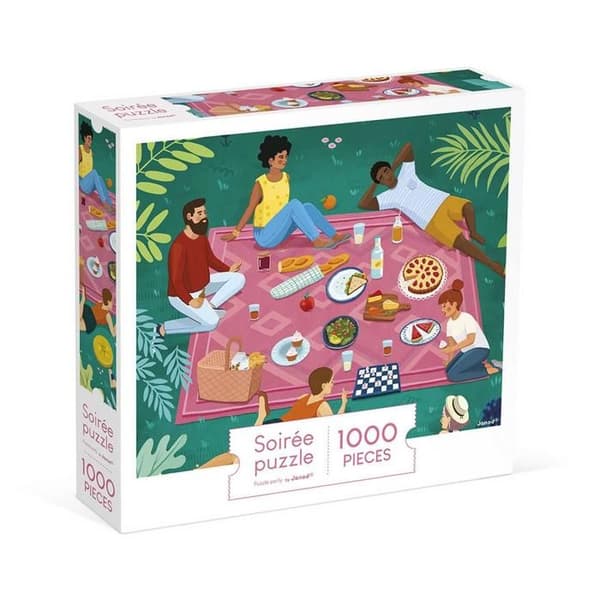 PUZZLE PICKNIK MED VÄNNER - 1000 DELAR