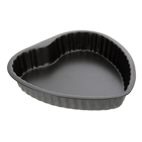 Hjärtform 25 x 25 cm svart