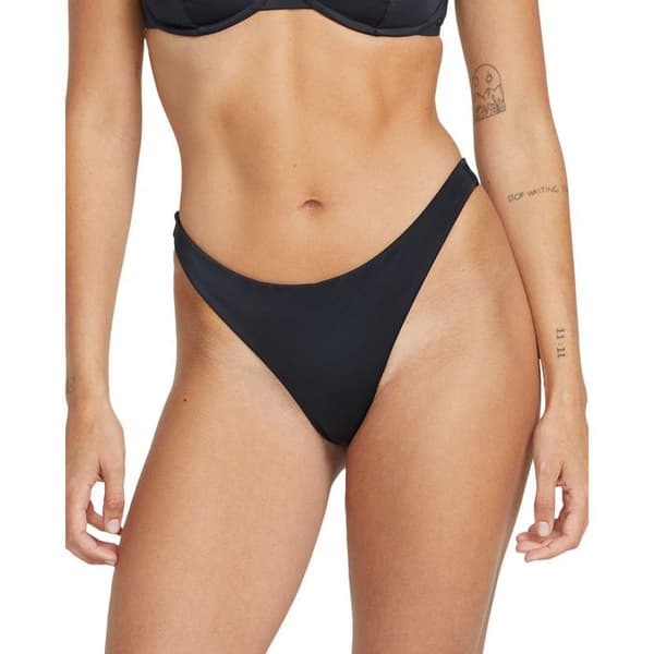 Volcom Simply Seamless Tiny Svart Badbyxor Dam
