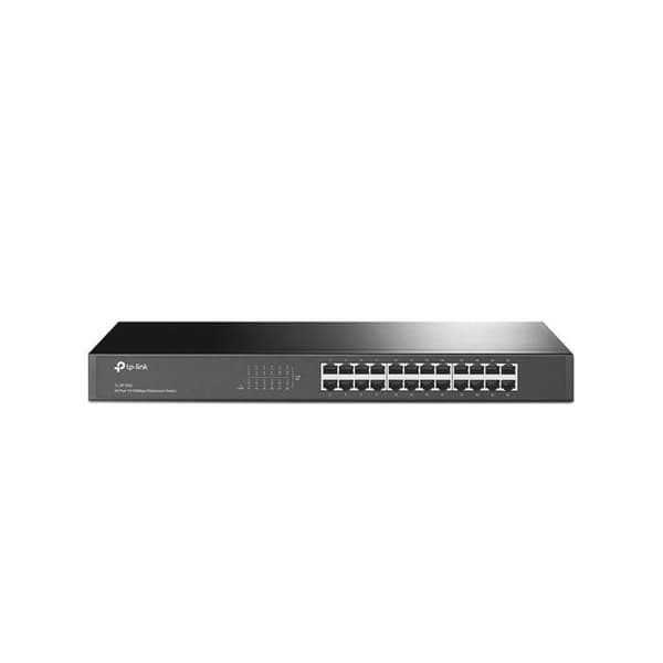 Switch 24 portar - TP-LINK - SF1024 - 10/100 Mbps - Rackmonterbar - Metall