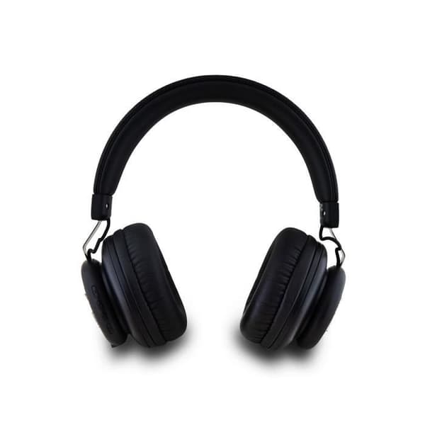 Hörlurar - DKNY - Trådlösa - Bluetooth 5.3 - Leather Stack Logo Edition - Svart