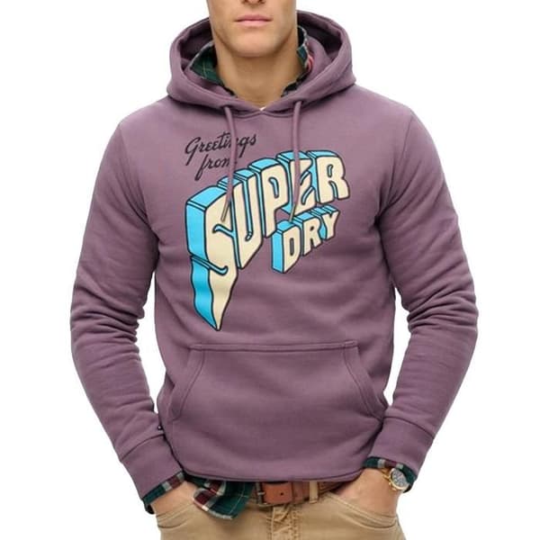 Sweat Violet Homme Superdry North