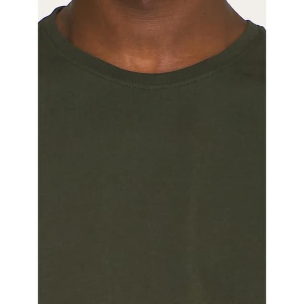 T-shirt KnowledgeCotton Apparel Agnar - skogsnatt