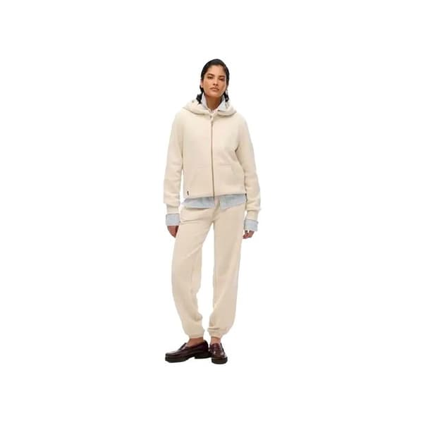 Sweat Superdry Dam Essential Beige Bomull