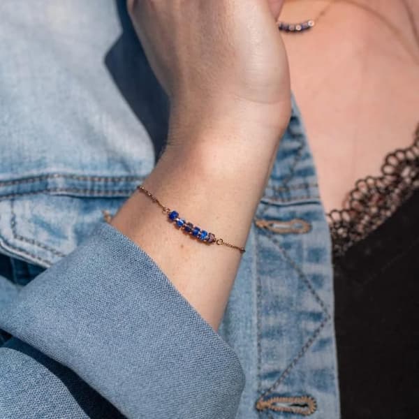 Armband Piana i lapis lazuli