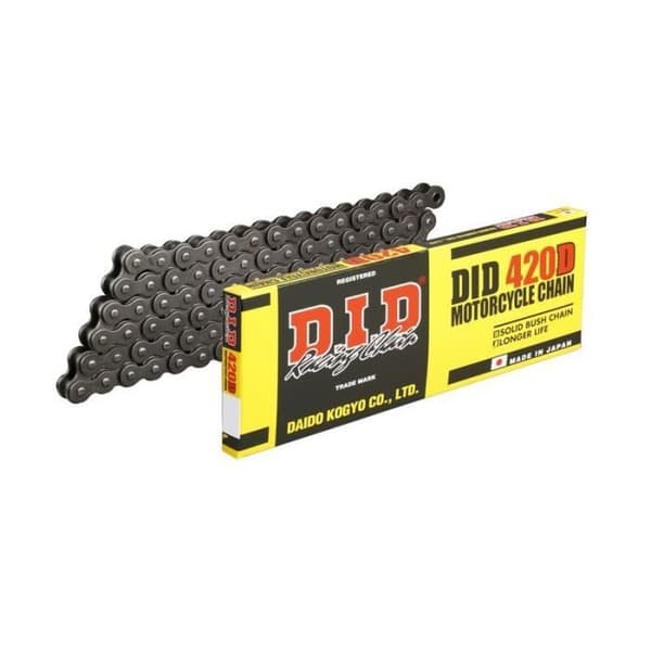 Kedja + kopplingslänk D.I.D 420D (RJ) - khaki - TU