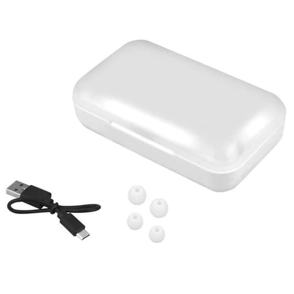 In-ear hörlurar - LXAS34 - Bluetooth 5.1 - 2000 mAh - Svettresistenta - Vit