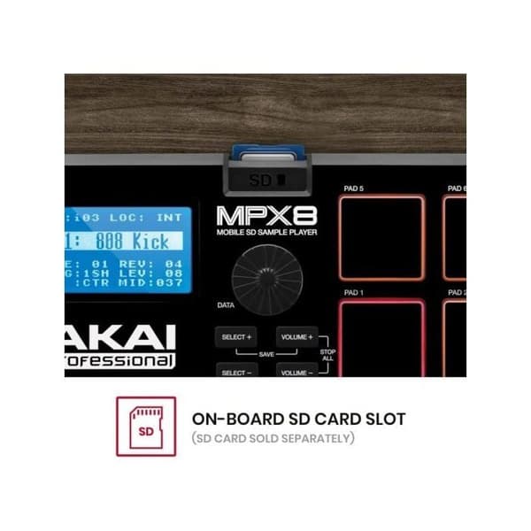 AKAI PRO MPX8 AUDIO CONTROLLER