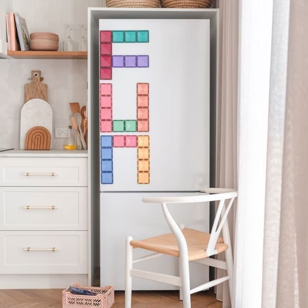 CONNETIX Byggkuber Magnetiska Pastellpack, 24 Bitar