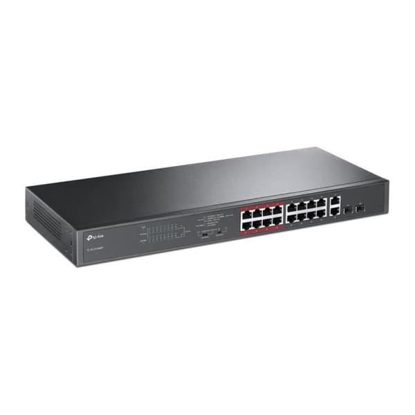 Ethernet-switch - TP-LINK - TL-SL1218MP - 16 portar - Modulär - PoE
